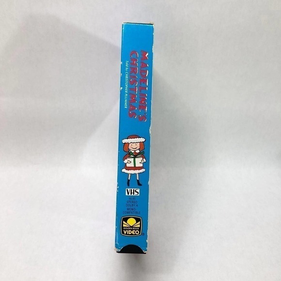 Vtg Madeline's Christmas VHS 1990 Christopher Plummer Golden Book Video VHS Tape - Picture 2 of 10